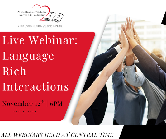 Live Webinar: Language Rich Interactions