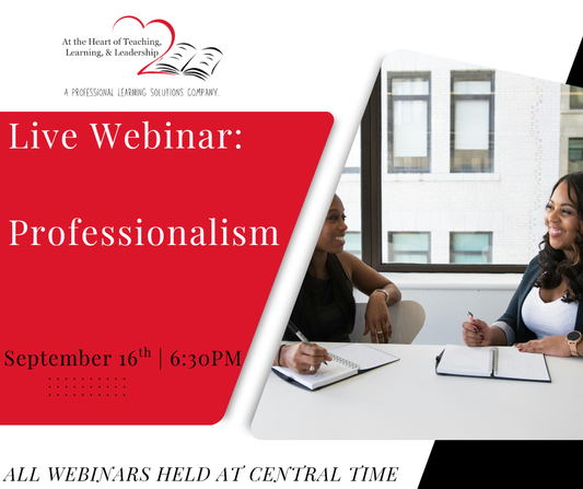 Live Webinar: Professionalism
